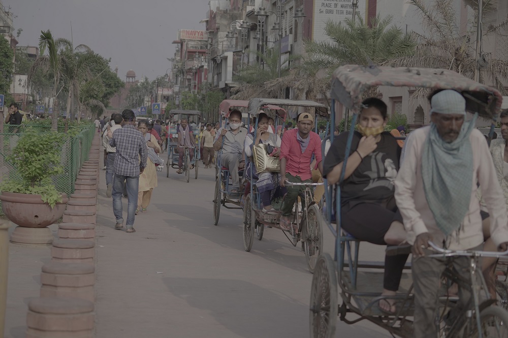 Chandni Chowk market view