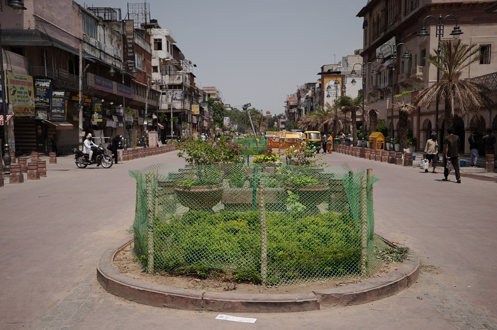 chandni chowk walking area