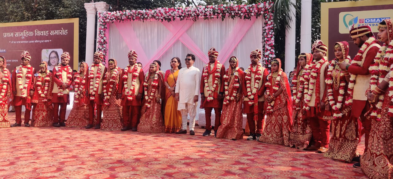 Omaxe Foundation Organizes Mass Marriage for  11 Couples in Lucknow
