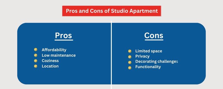 Pros and Cons of Studio Apartment