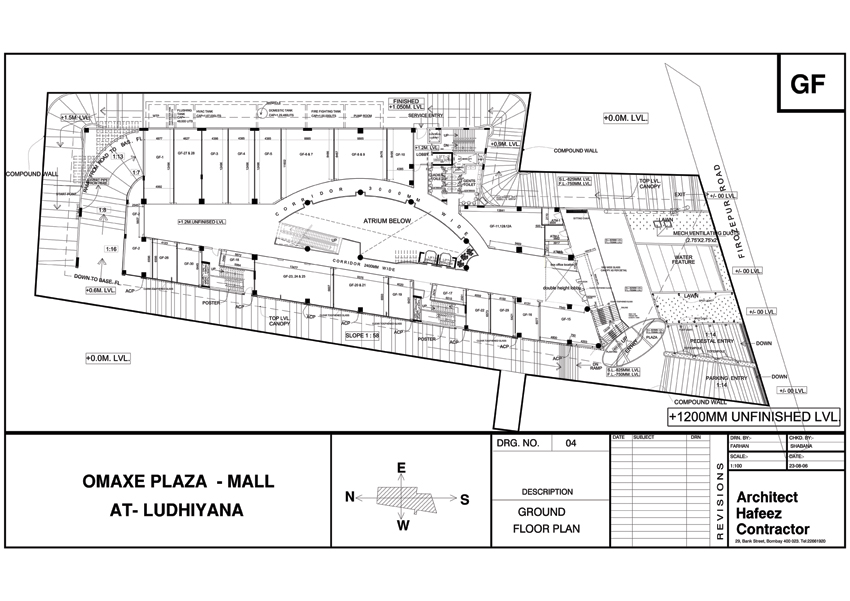 Omaxe Plaza Ground Floor Plan