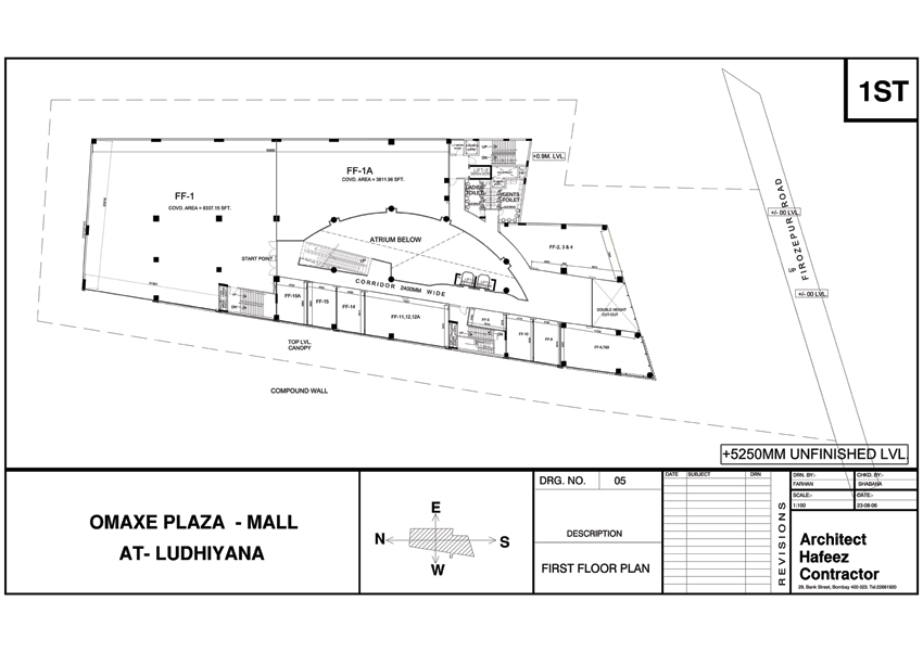 Omaxe Plaza First Floor Plan