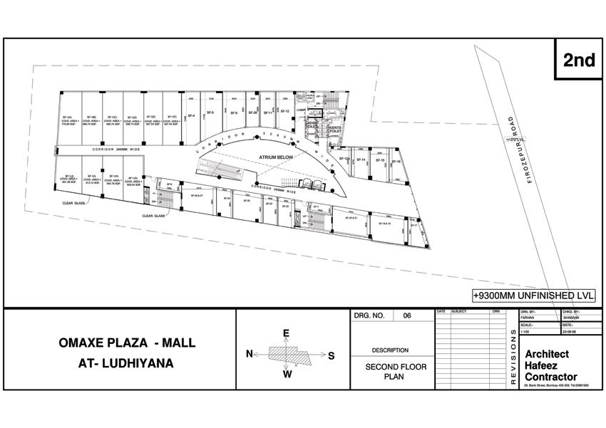 Omaxe Plaza Second Floor Plan