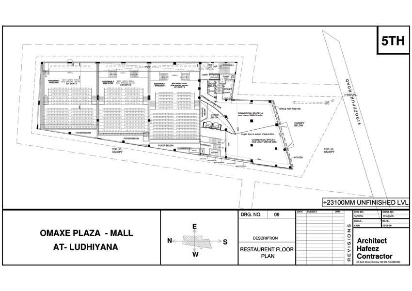 Omaxe Plaza Restaurant Floor Plan
