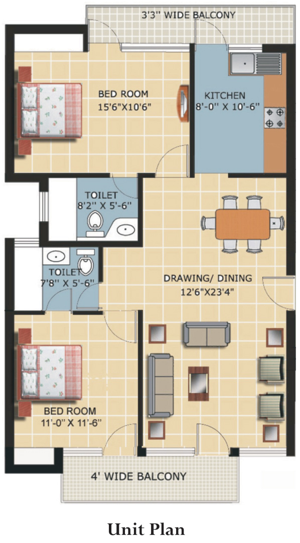 2 Bhk Flat Floor Plan Viewfloor co 2-bhk-flat-floor-plan-viewfloor-co