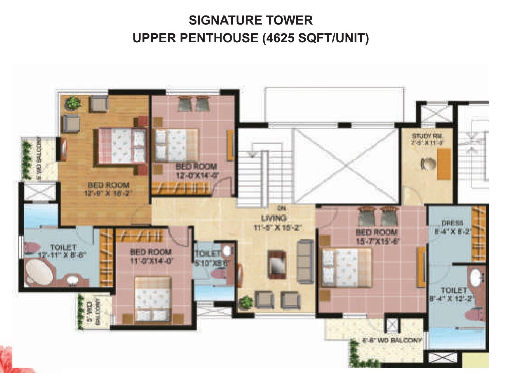 Signature Tower Upper Penthouse